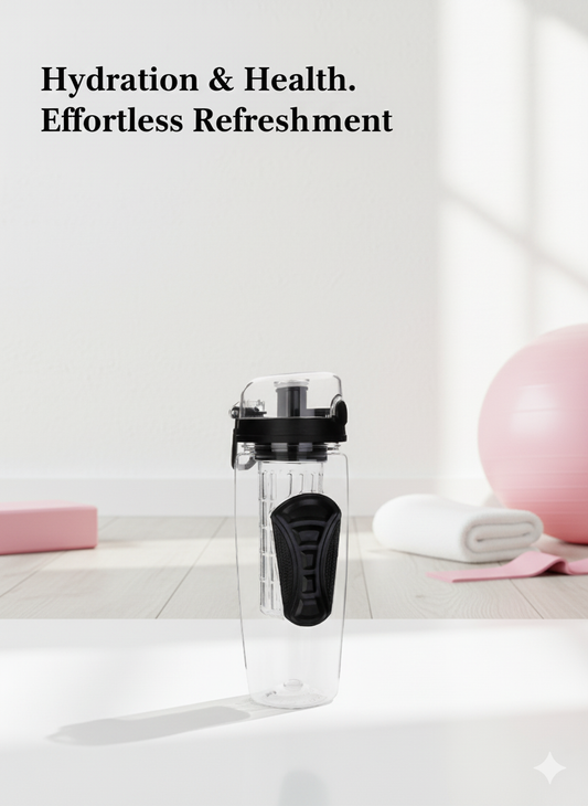 32Oz Fruit Infusing Infuser Water Bottle Water Fruit Bottle BPA Free Plastic Sport Fruit Infuser Water Bottles with Infuser Juice Shaker Drink Bottle of Water